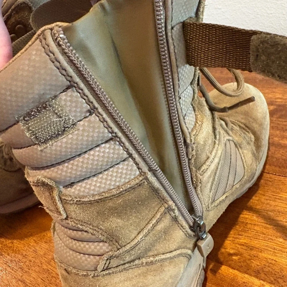 Magnum Response 8.0 7201 Men's Tactical Military Duty Work Boots Side Zip Tan 9D
